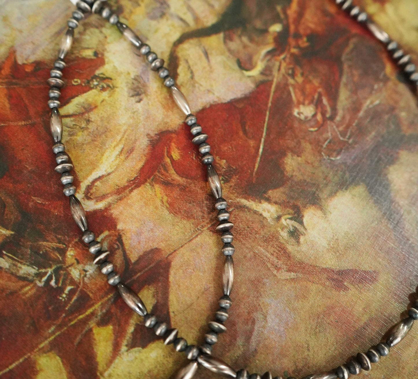 Sterling Silver Melon Bead Necklaces