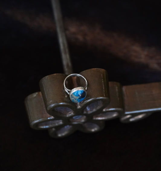 Persian Turquoise Ring - Sz 5.5