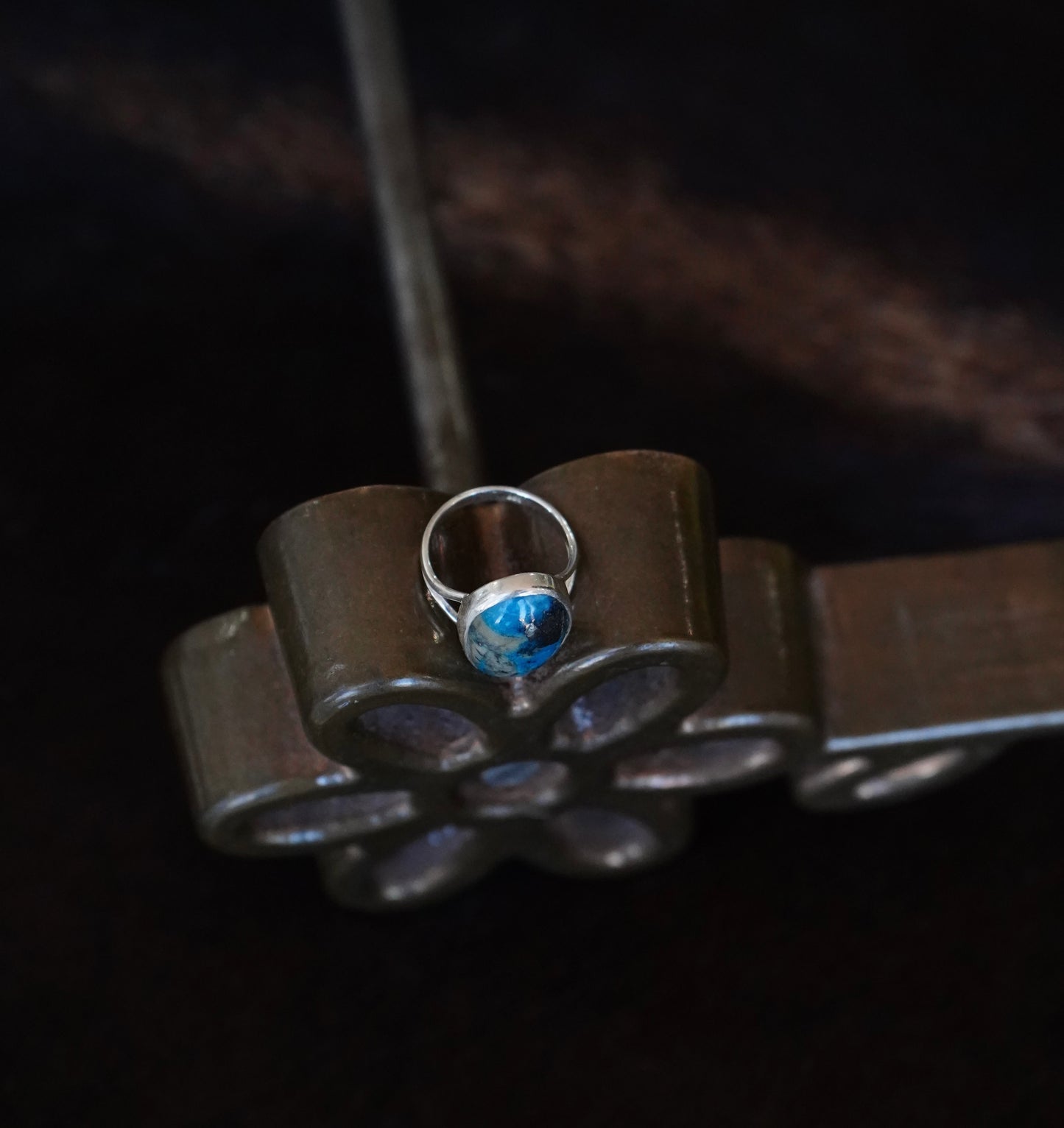Persian Turquoise Ring - Sz 5.5