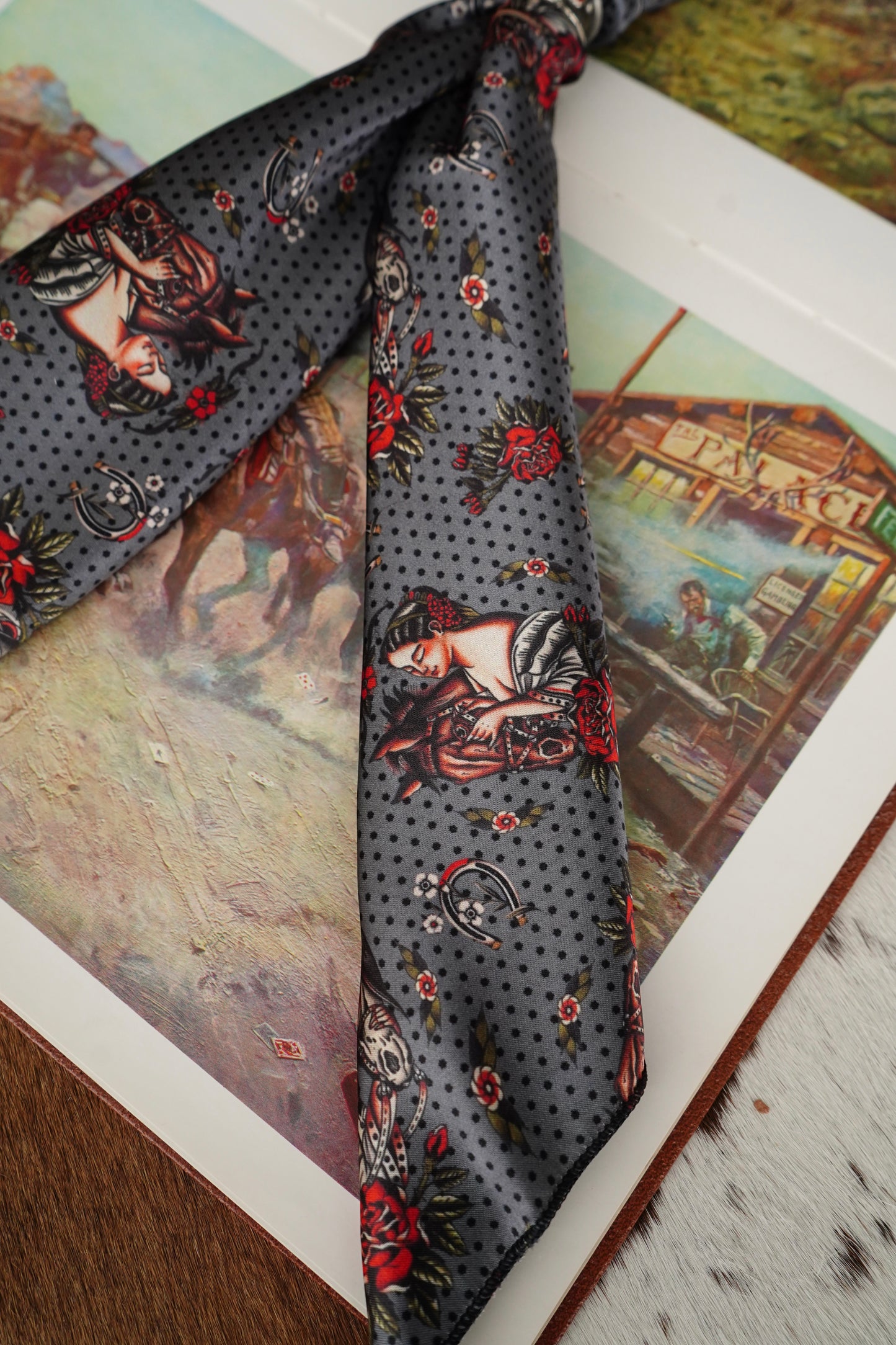 American Traditional Rosial Wild Rag