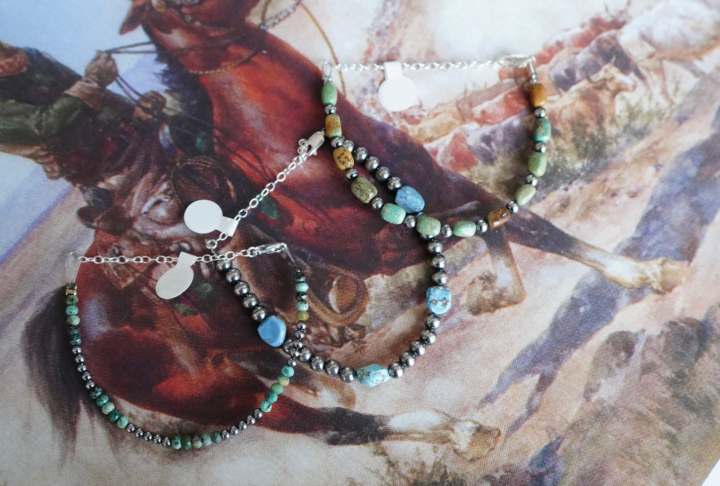 Sterling Silver Pearl Clasp Bracelets