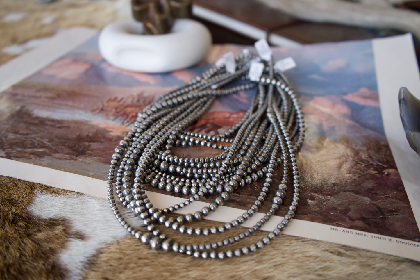 Sterling Silver Handstrung Pearls