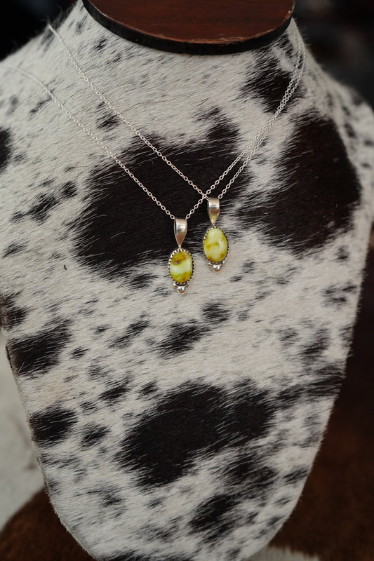 Dainty Single Stone Pendants