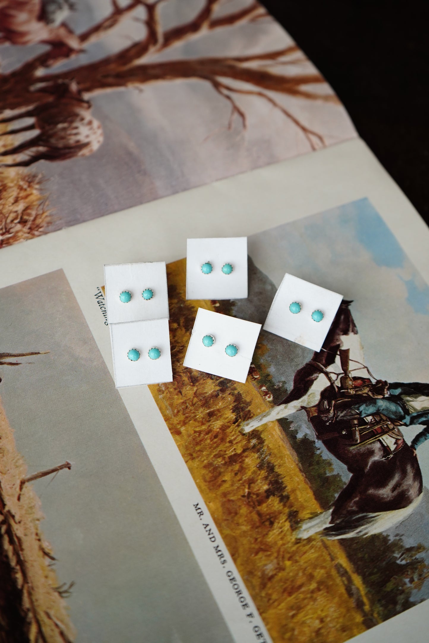 Dainty Daily Turquoise Earrings