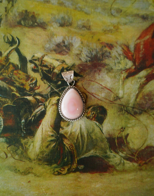 Jimson Belin Pink Conch Teardrop Pendant