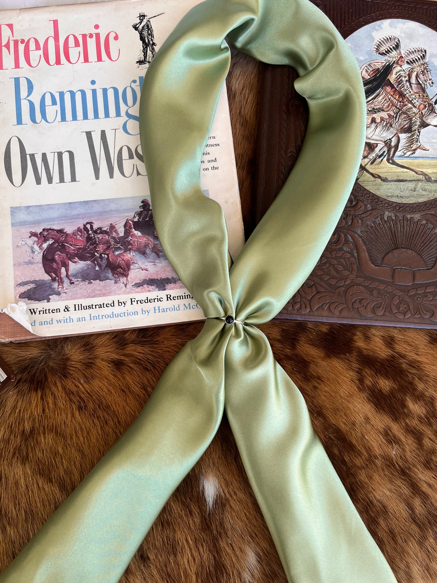 Sage Solid Wild Rag