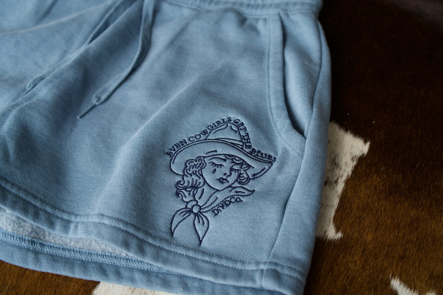 Cowgirls Cry (Sometimes) Fleece Shorts