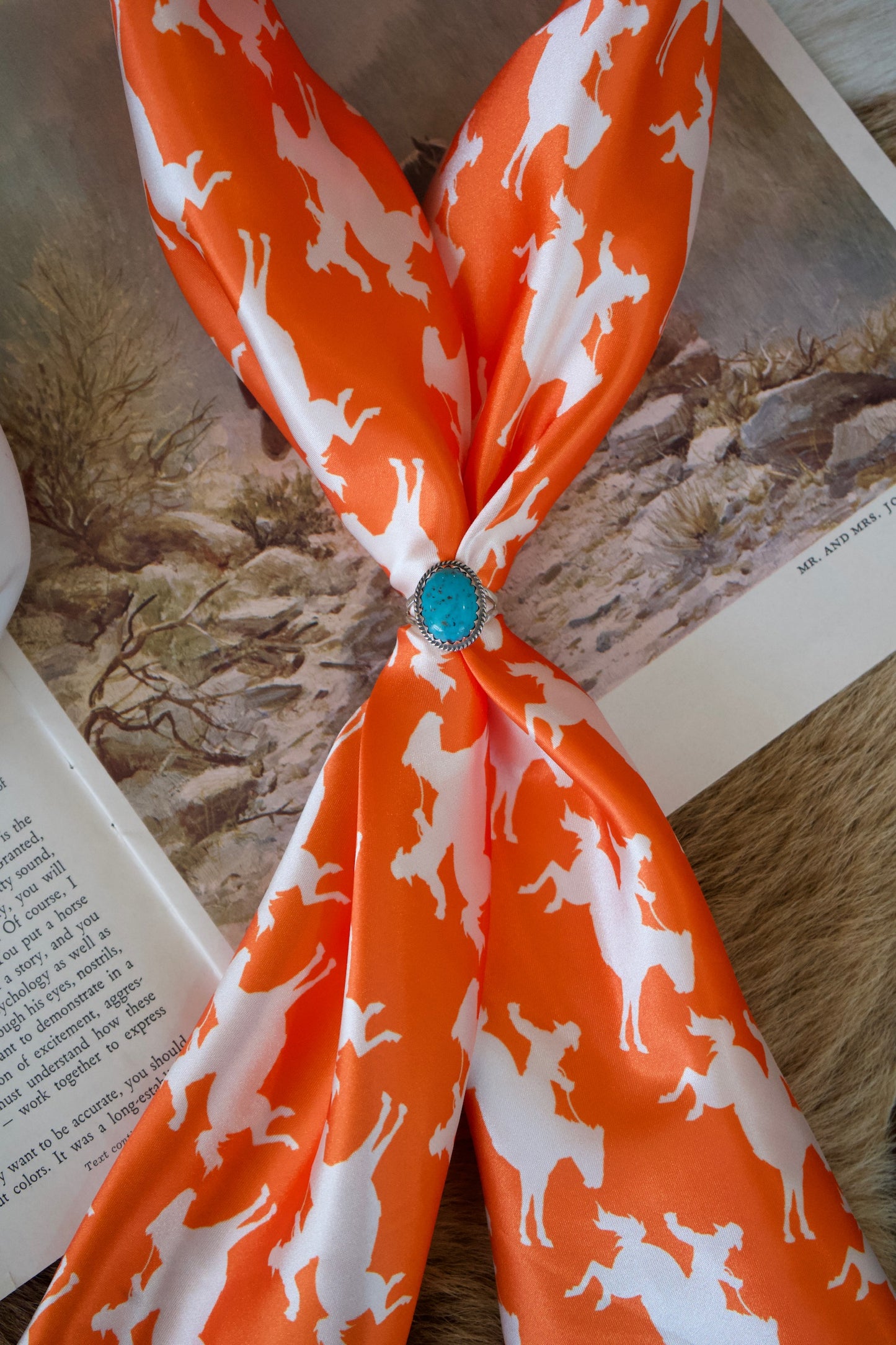 Orange Buckers Wild Rag