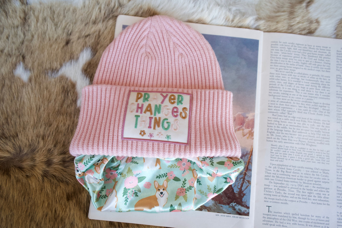 Powerful Patches on Satin Lined Beanies, Neckwarmers & Headbands