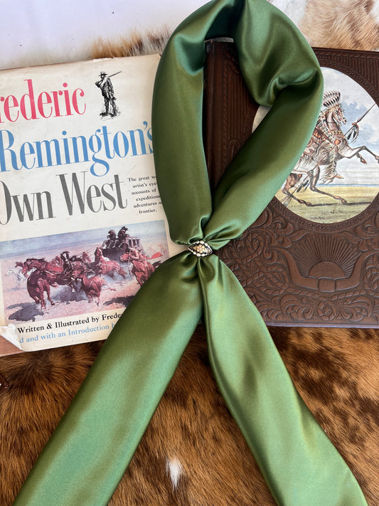 Olive Solid Wild Rag