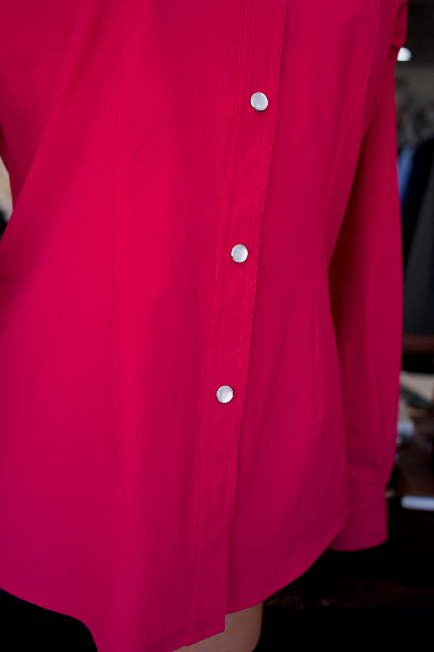 Daisy Gang Fishing Shirt - Hot Pink Long Sleeves