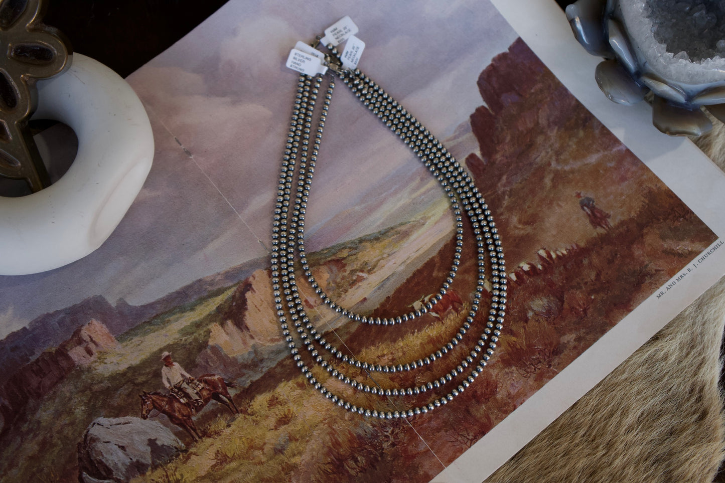 Sterling Silver Handstrung Pearls