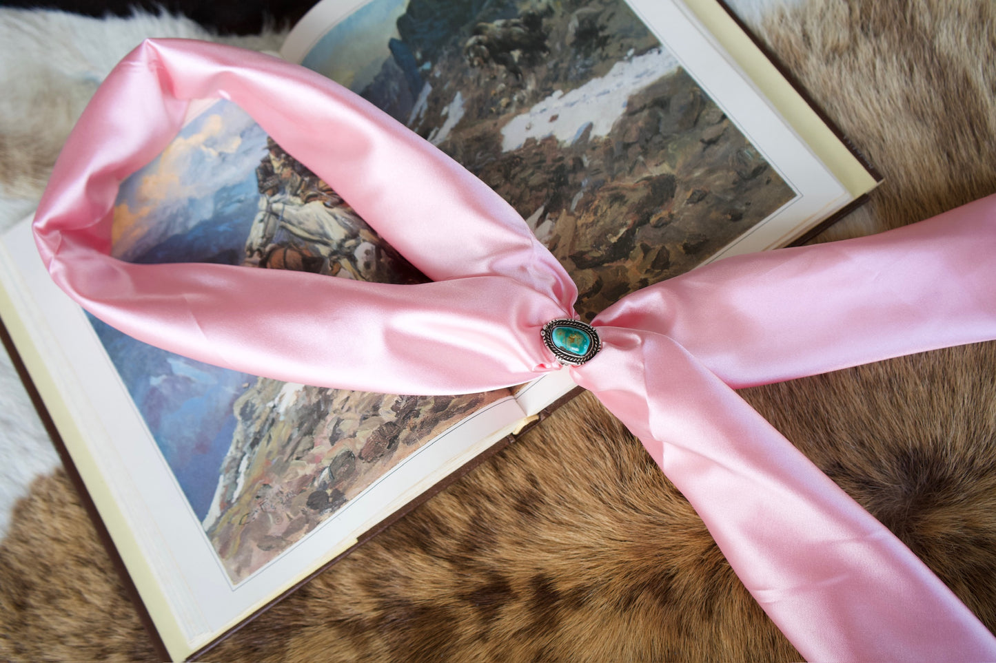 Light Pink Solid Wild Rag