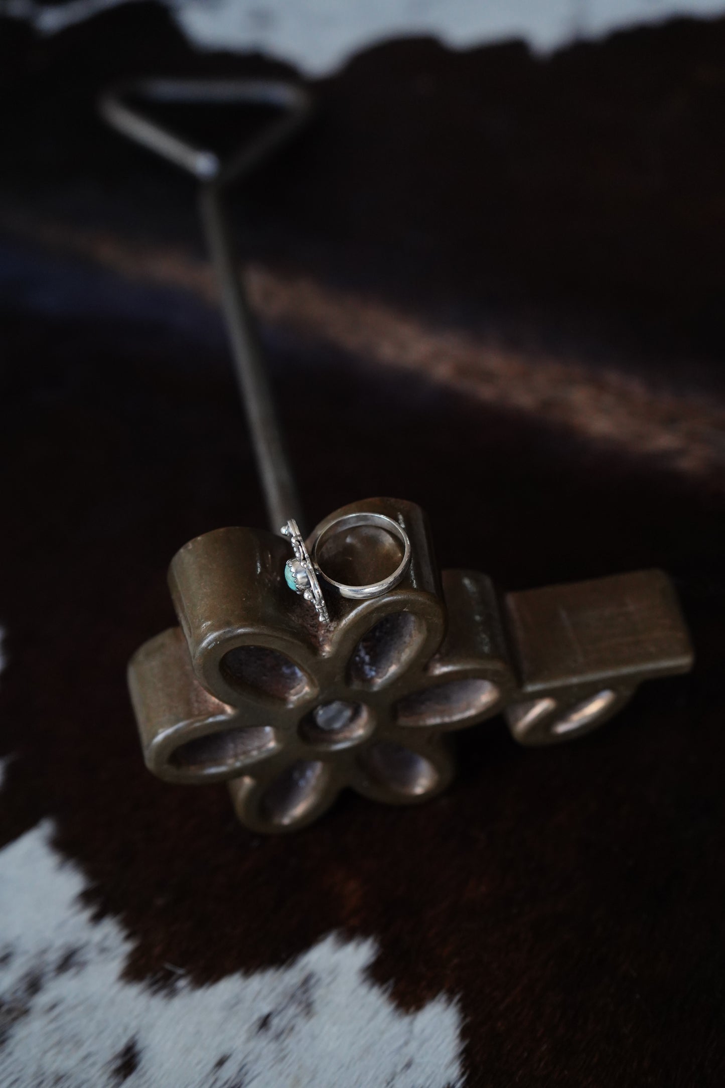 Turquoise Butterfly Ring - Sz 7