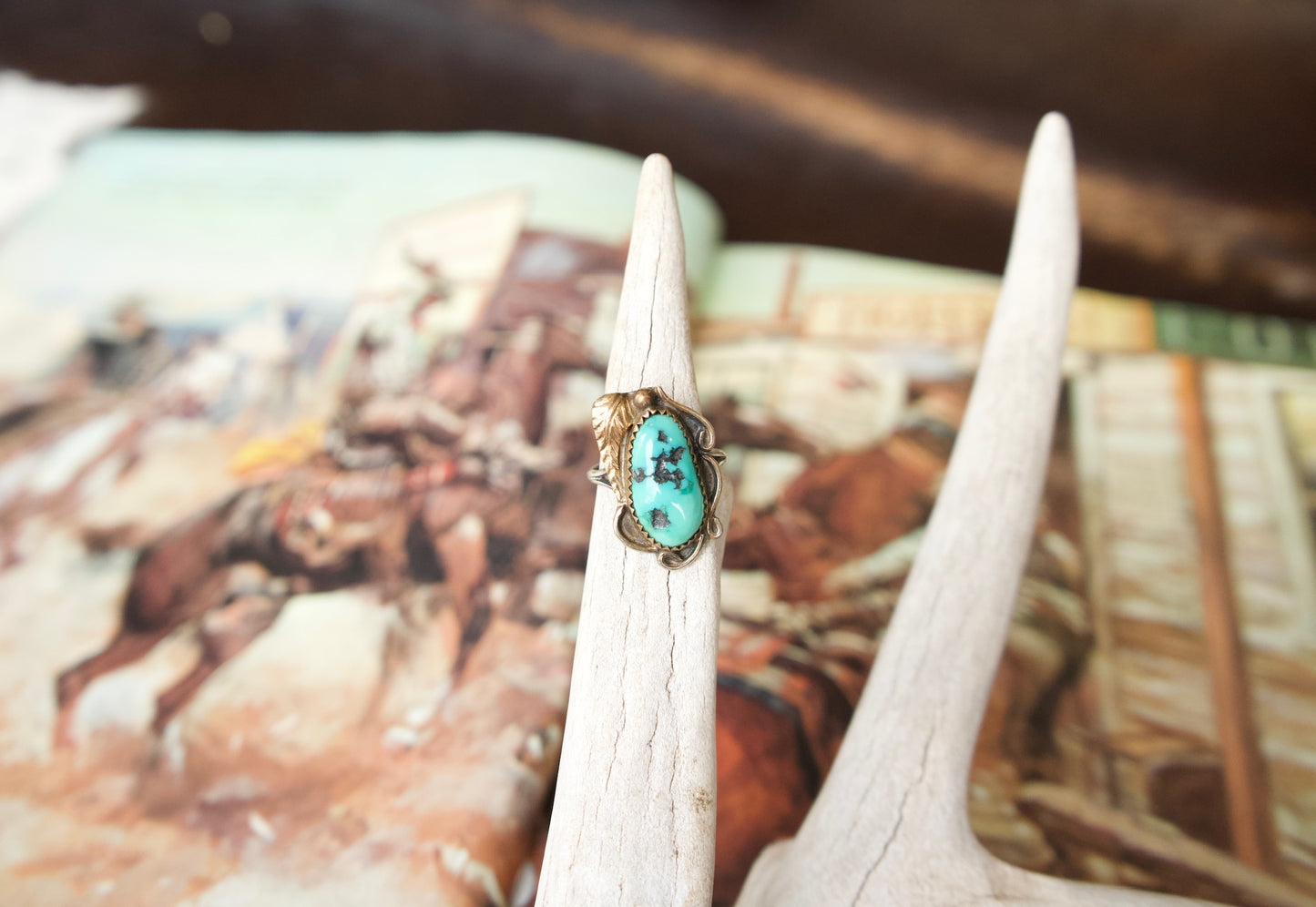 Vintage Turquoise & Gold Plated