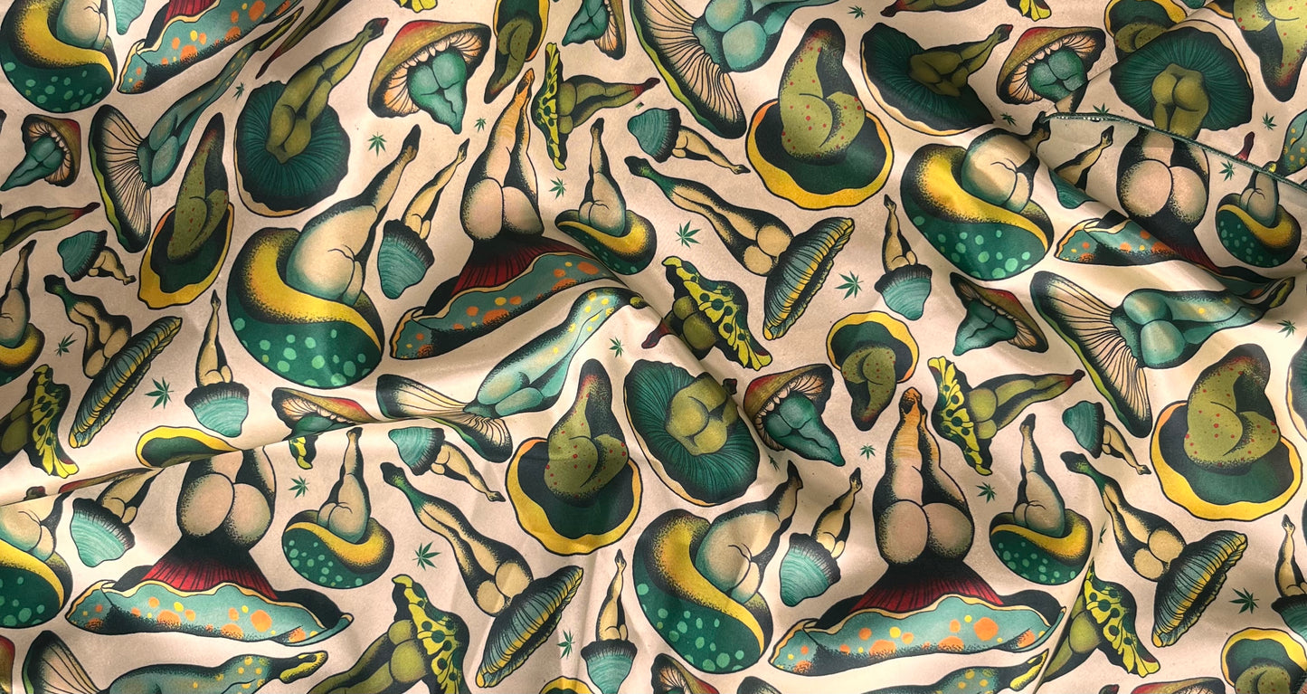 Green Mushroom Booties Wild Rag