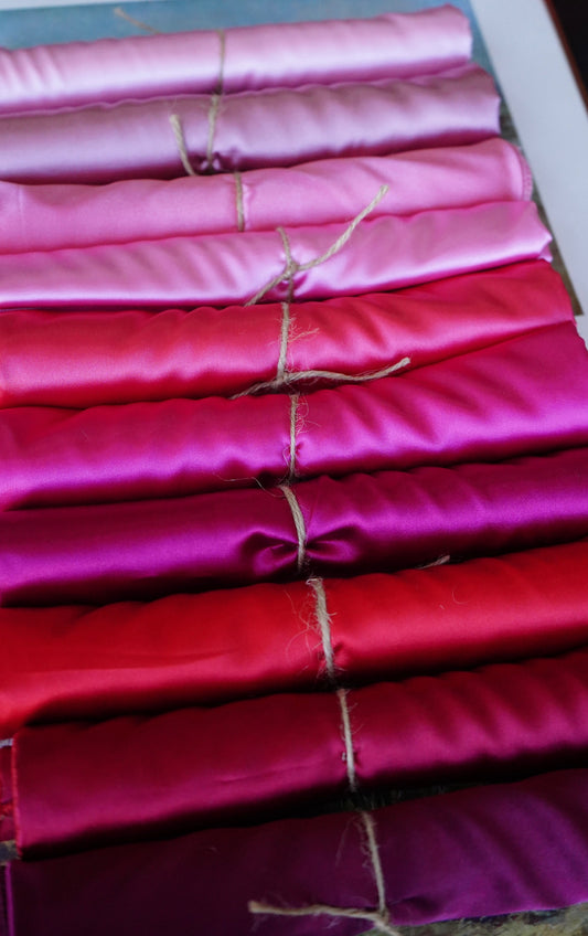 Red & Pink Solid Wild Rags