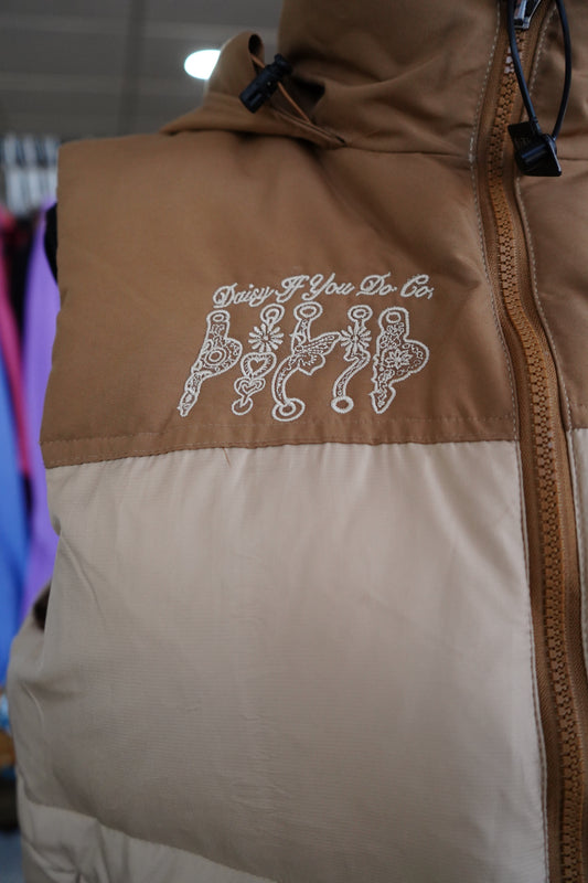 L - The North Face Vest w/ Daisy Spades Vest