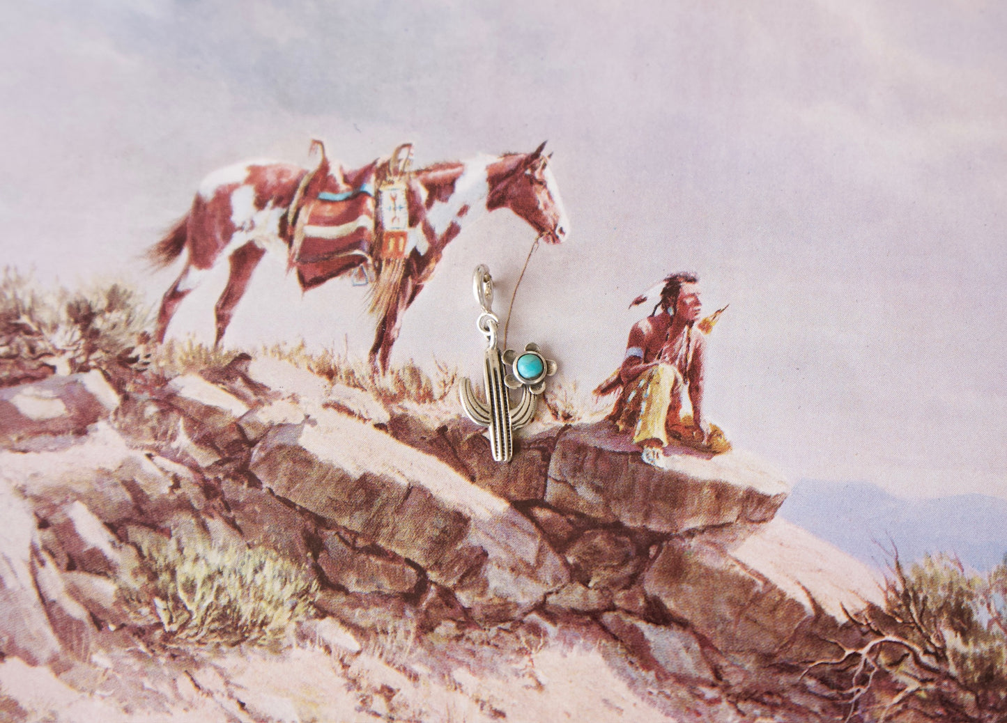 Turquoise & Sterling Silver Charm Bracelets