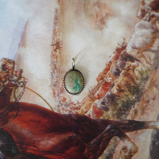 Anderson Largo Boulder Turquoise Pendant