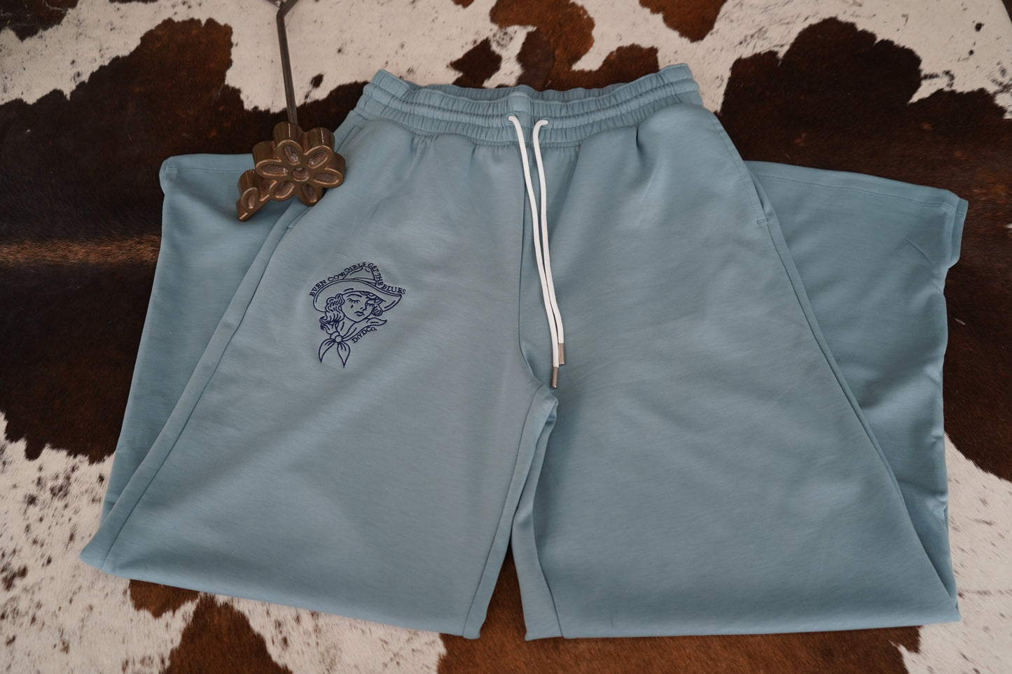 Cowgirls Cry Wide Leg Sweatpants