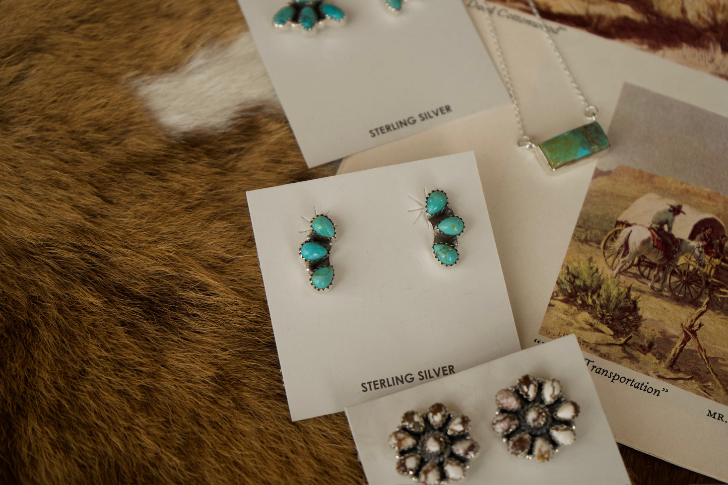 Three Stone Dainty Crawler Earrings