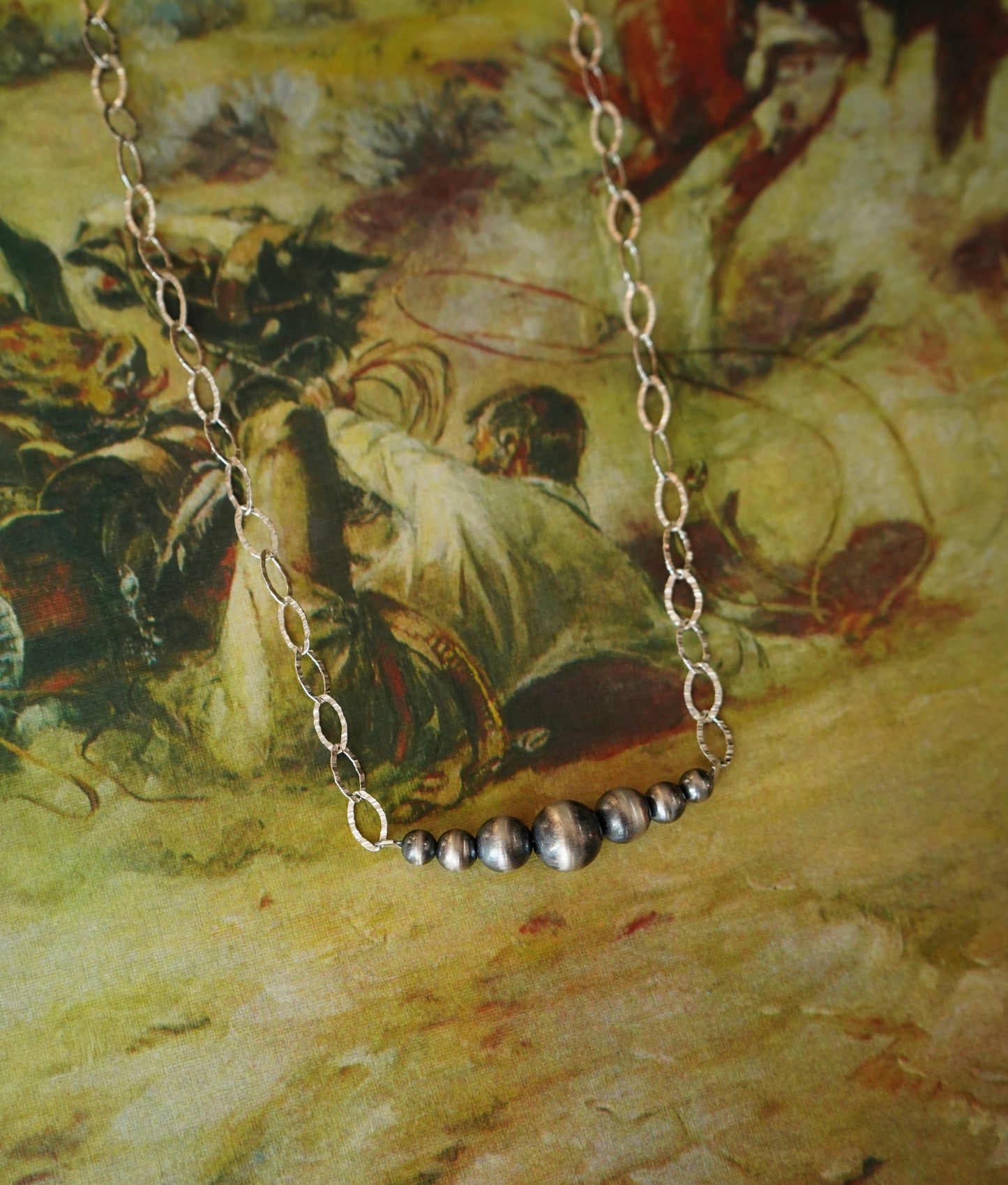 Chunky Pearl on Chain Necklace