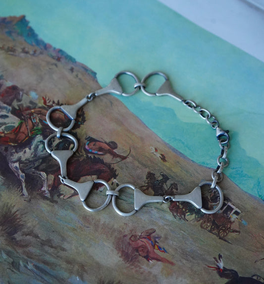 Sterling Silver Snaffle Bit Bracelets