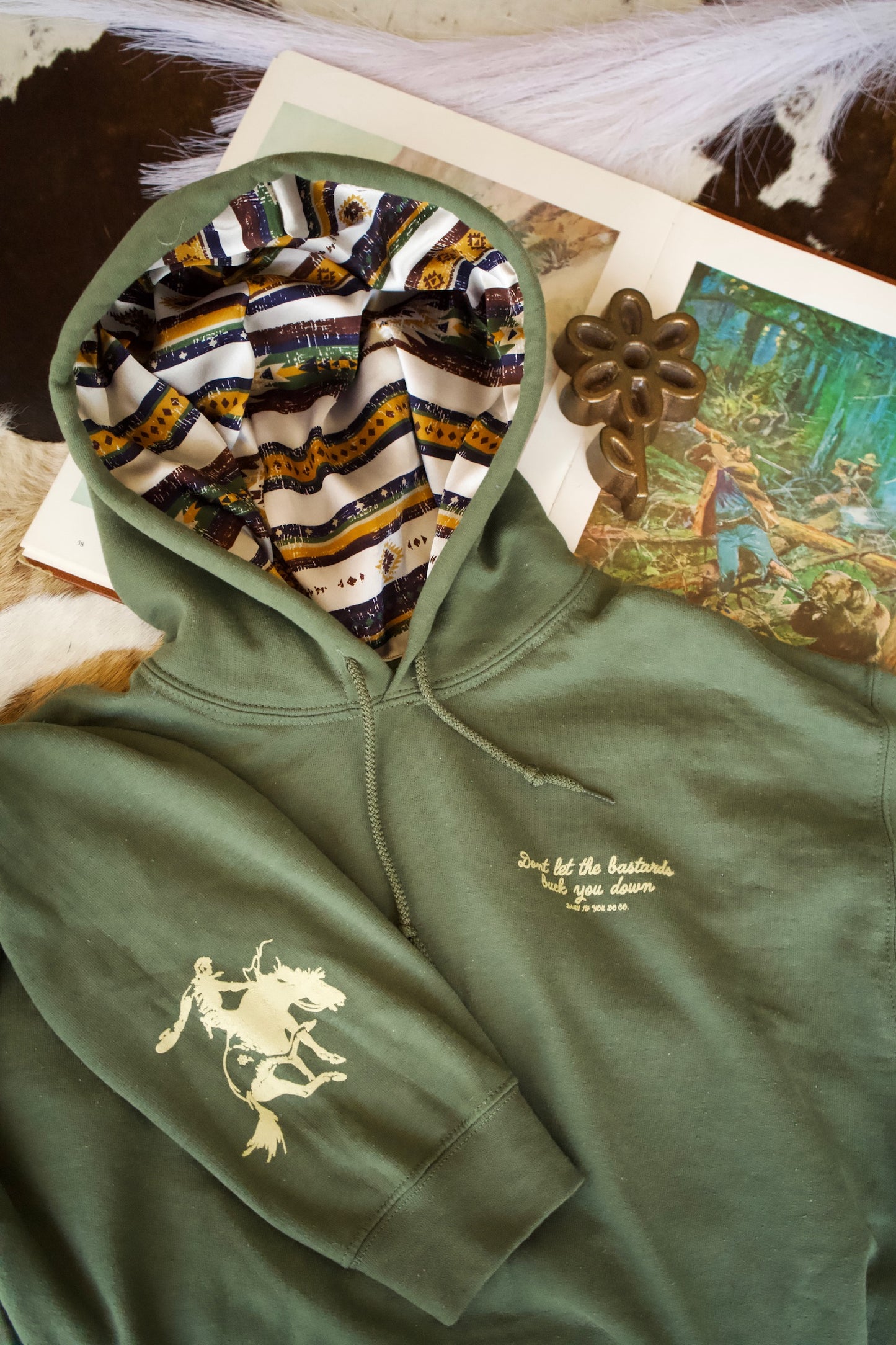 Bucked Down Unisex Hoodie