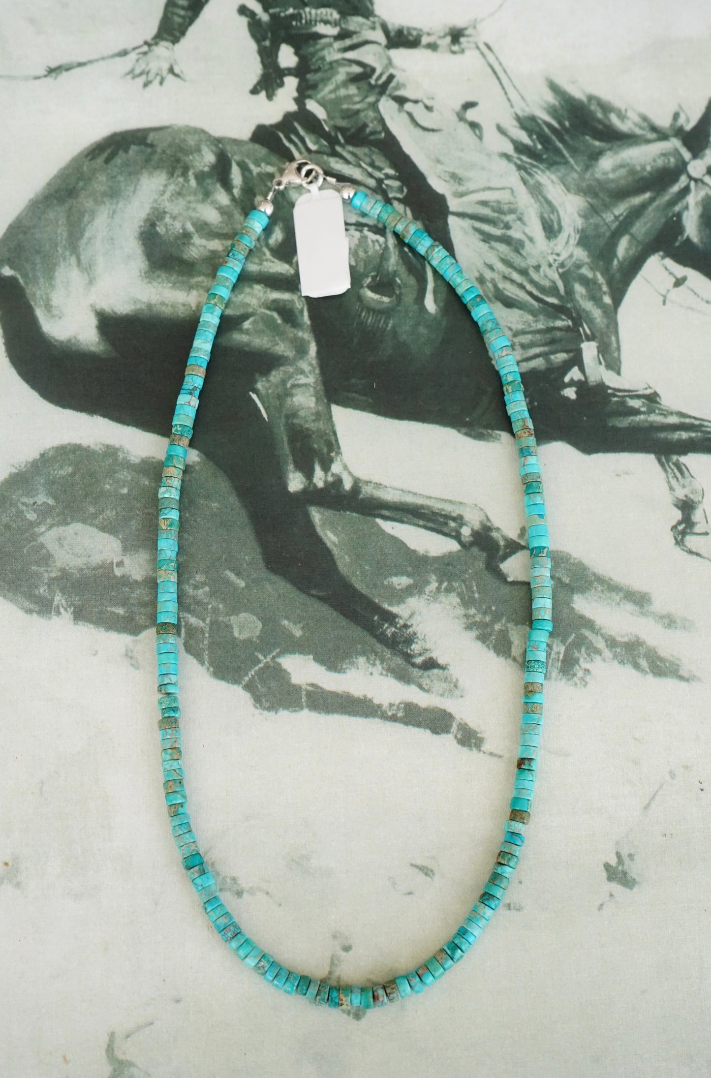 Turquoise Heishi Bead Necklaces