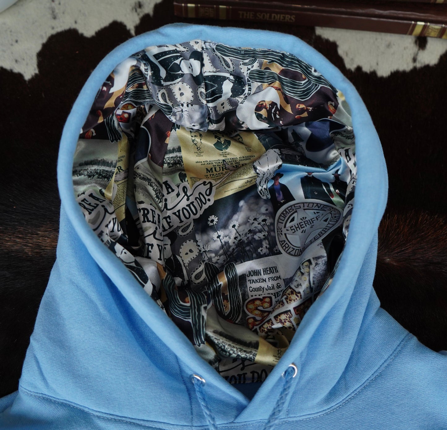 Cowgirls Cry (Sometimes) Unisex Satin Lined Hoodie