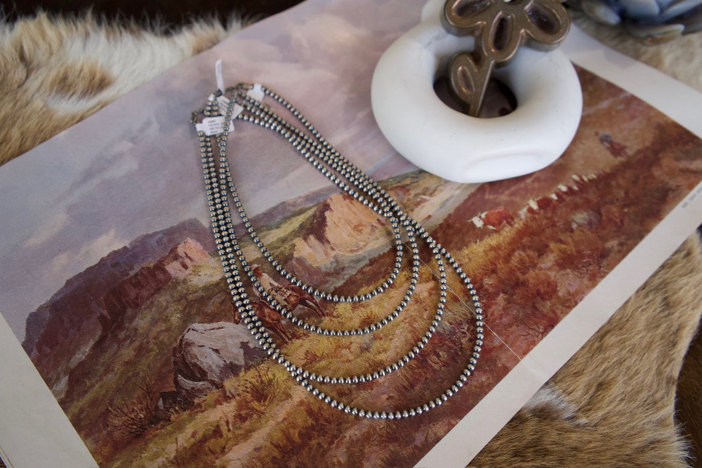 Sterling Silver Handstrung Pearls