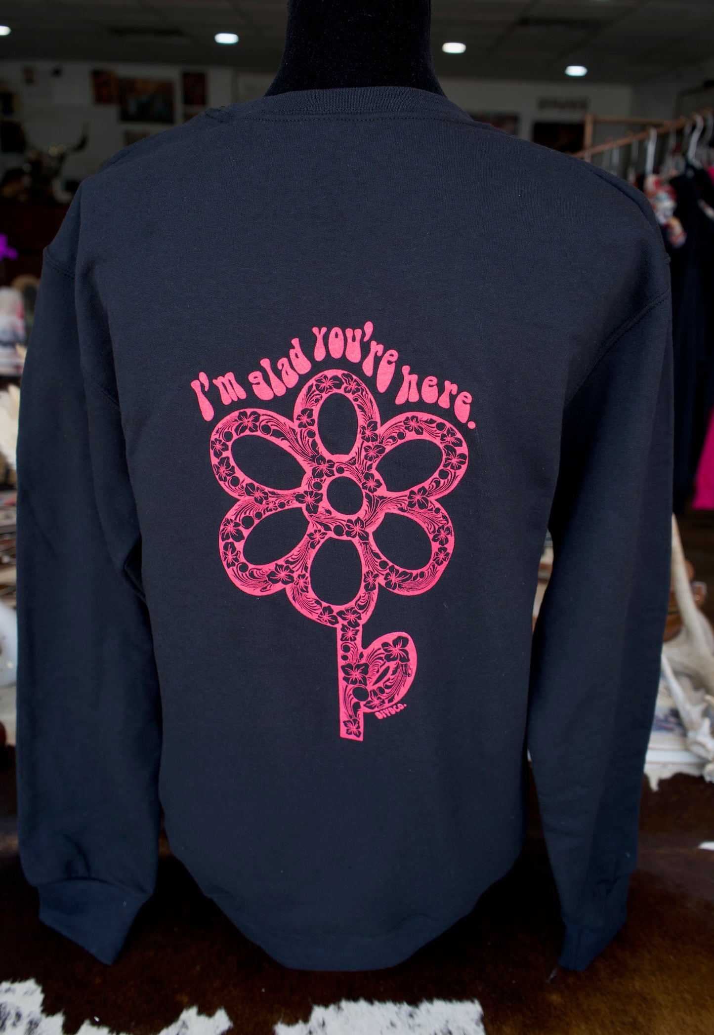 Glad You’re Here Crewneck