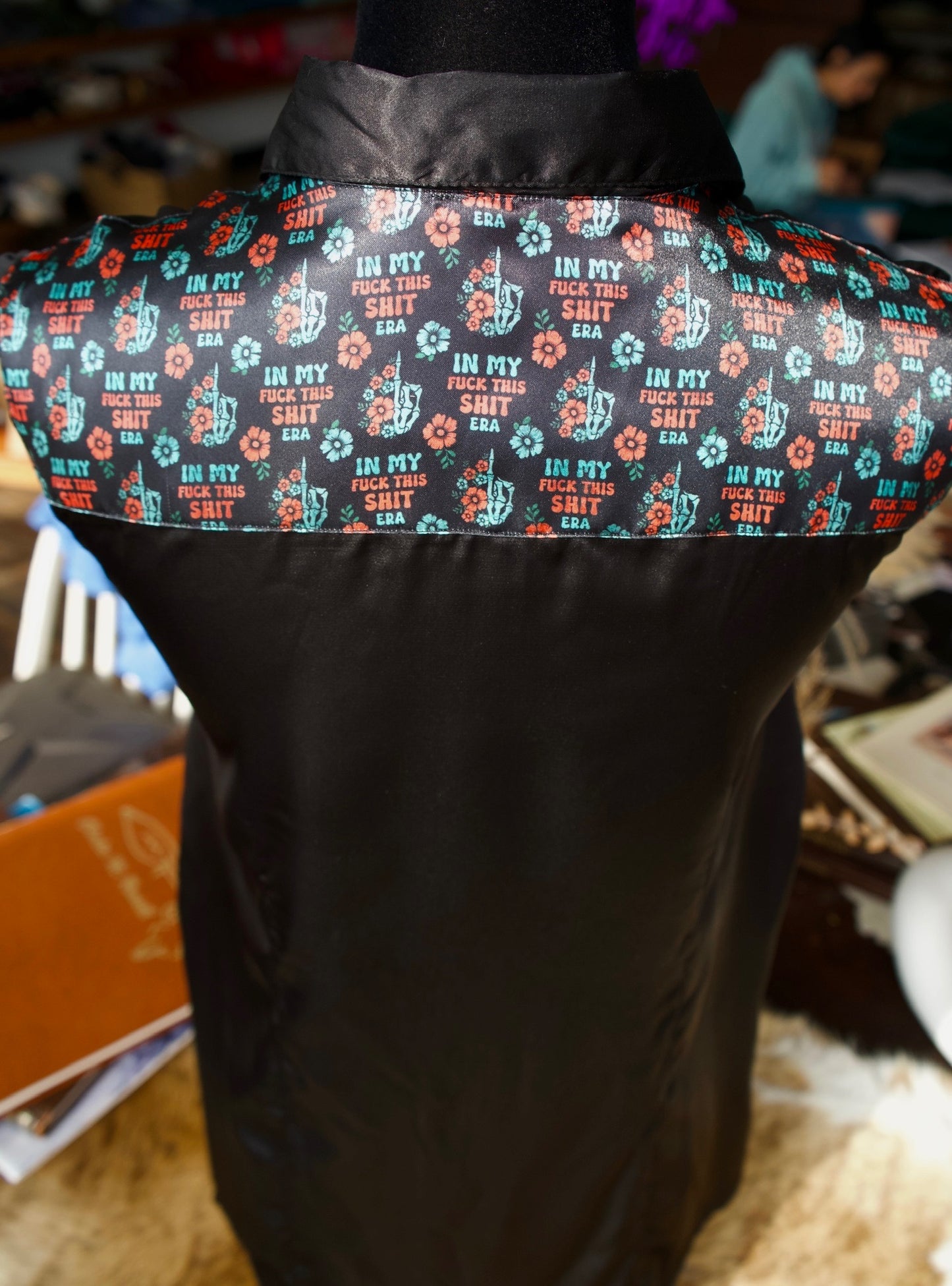 XL- In My FTS Era on Black Button Down