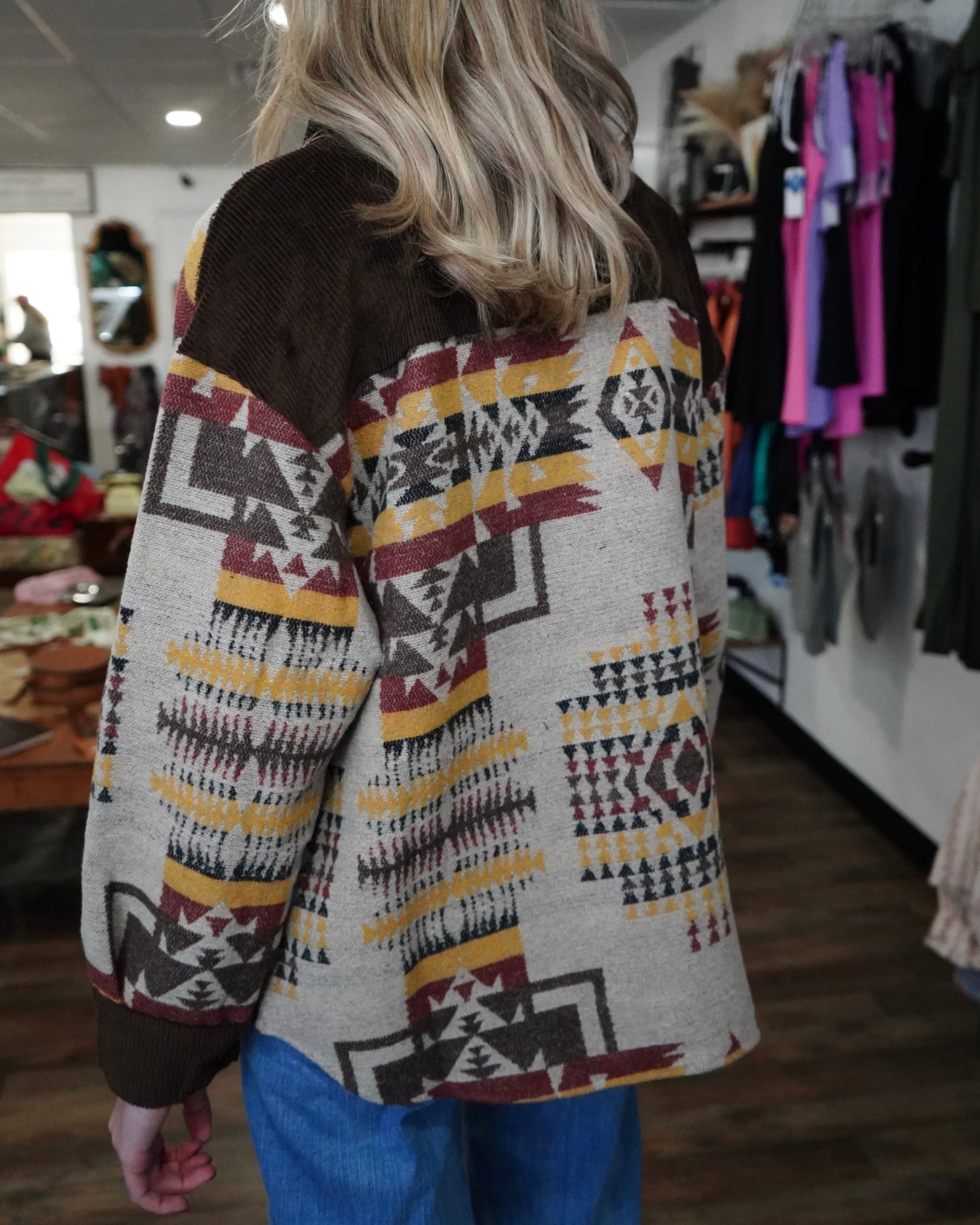 Daisy Aztec Shacket