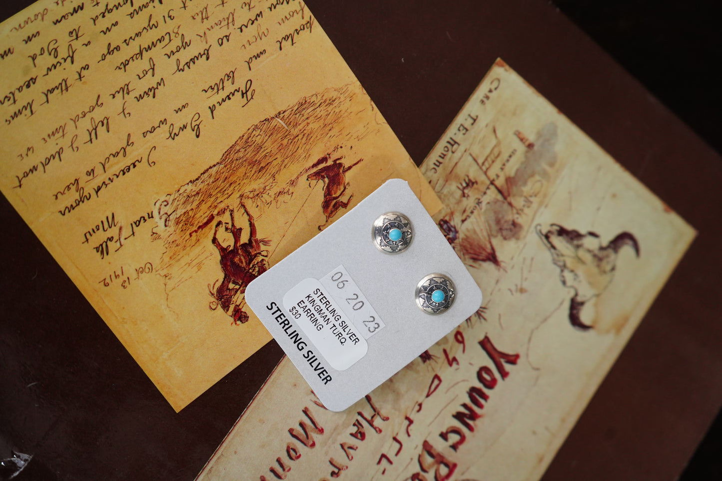 Dainty Daily Turquoise Earrings