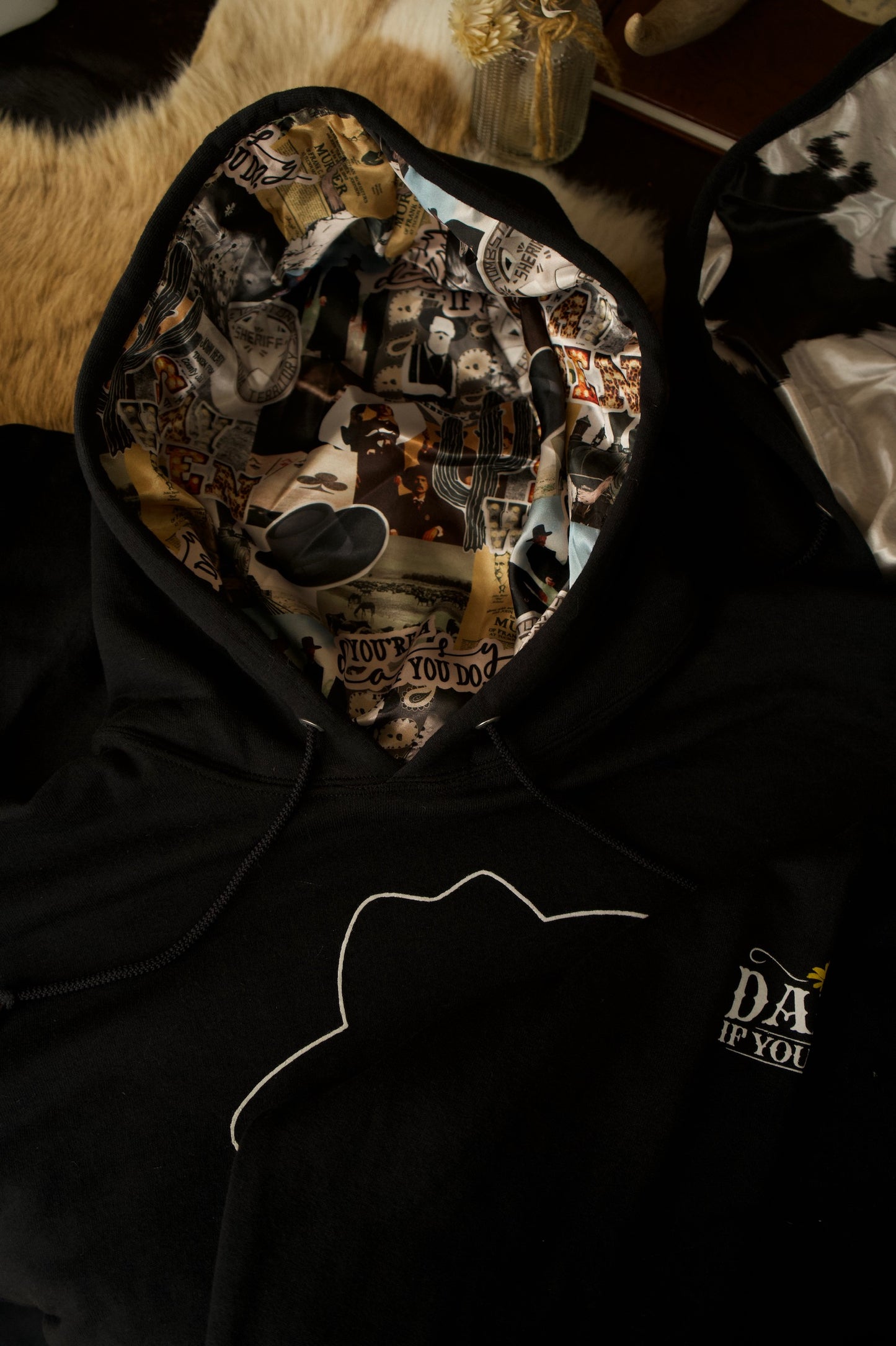 Say When Satin Lined Hooded Sweatshirts