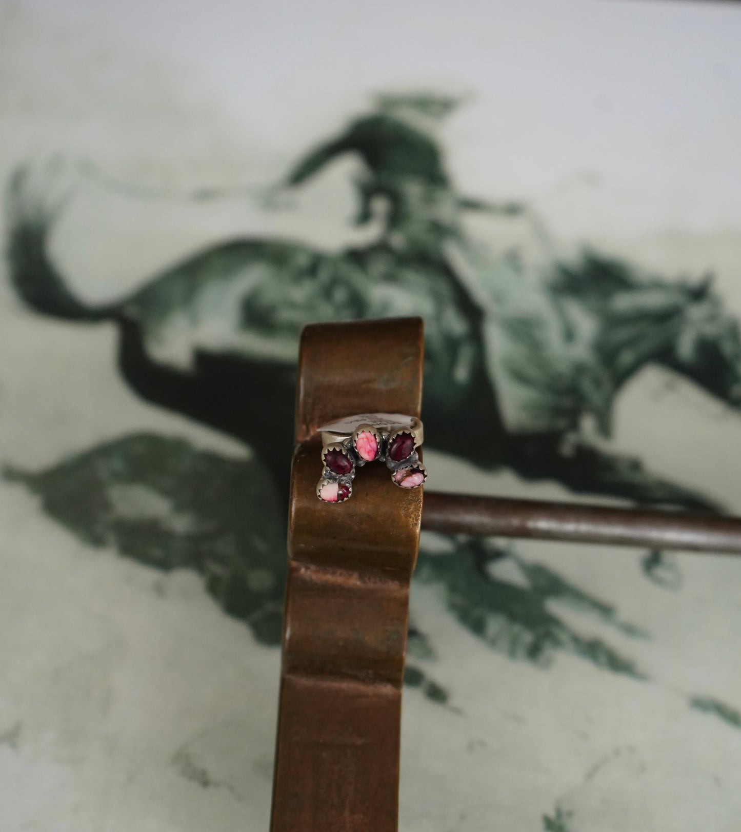 Rose Dahlia Naja Ring - Adj