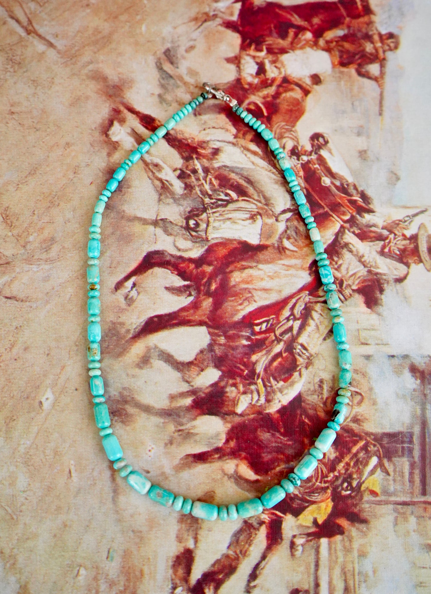 Vintage Turquoise Chip Necklaces