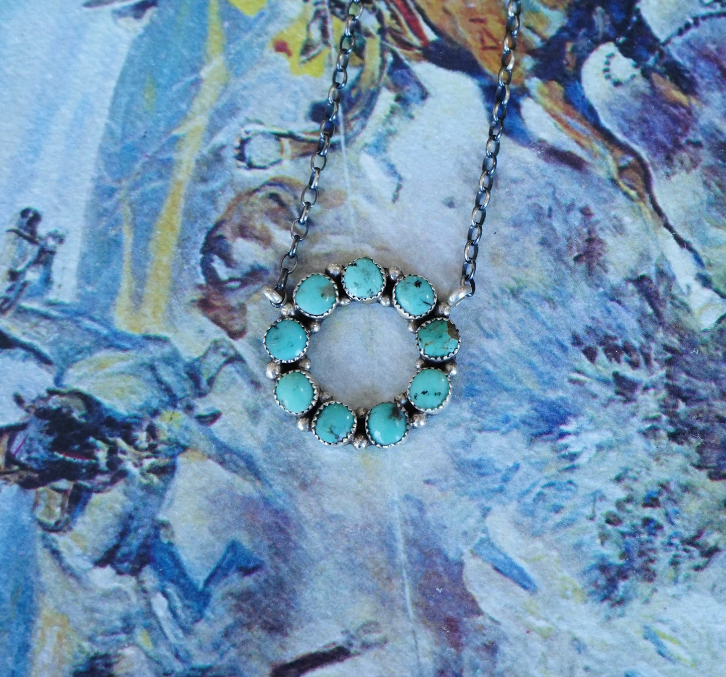 Turquoise Infinity Necklaces