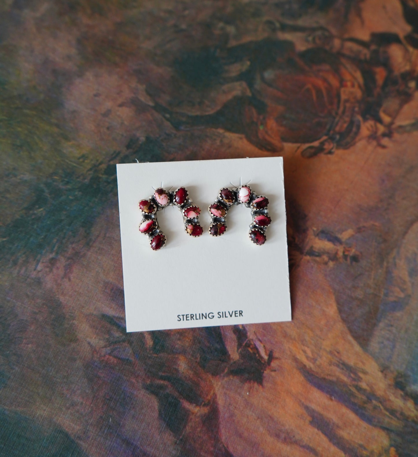 Turquoise Naja Stud Earrings