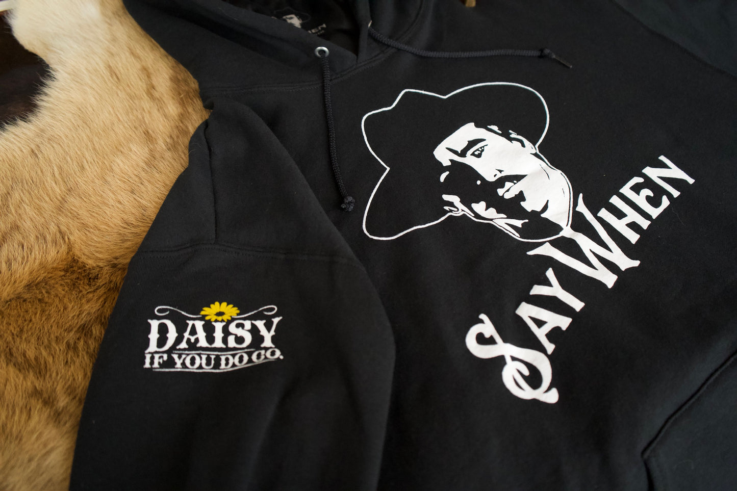 Say When Satin Lined Hooded Sweatshirts
