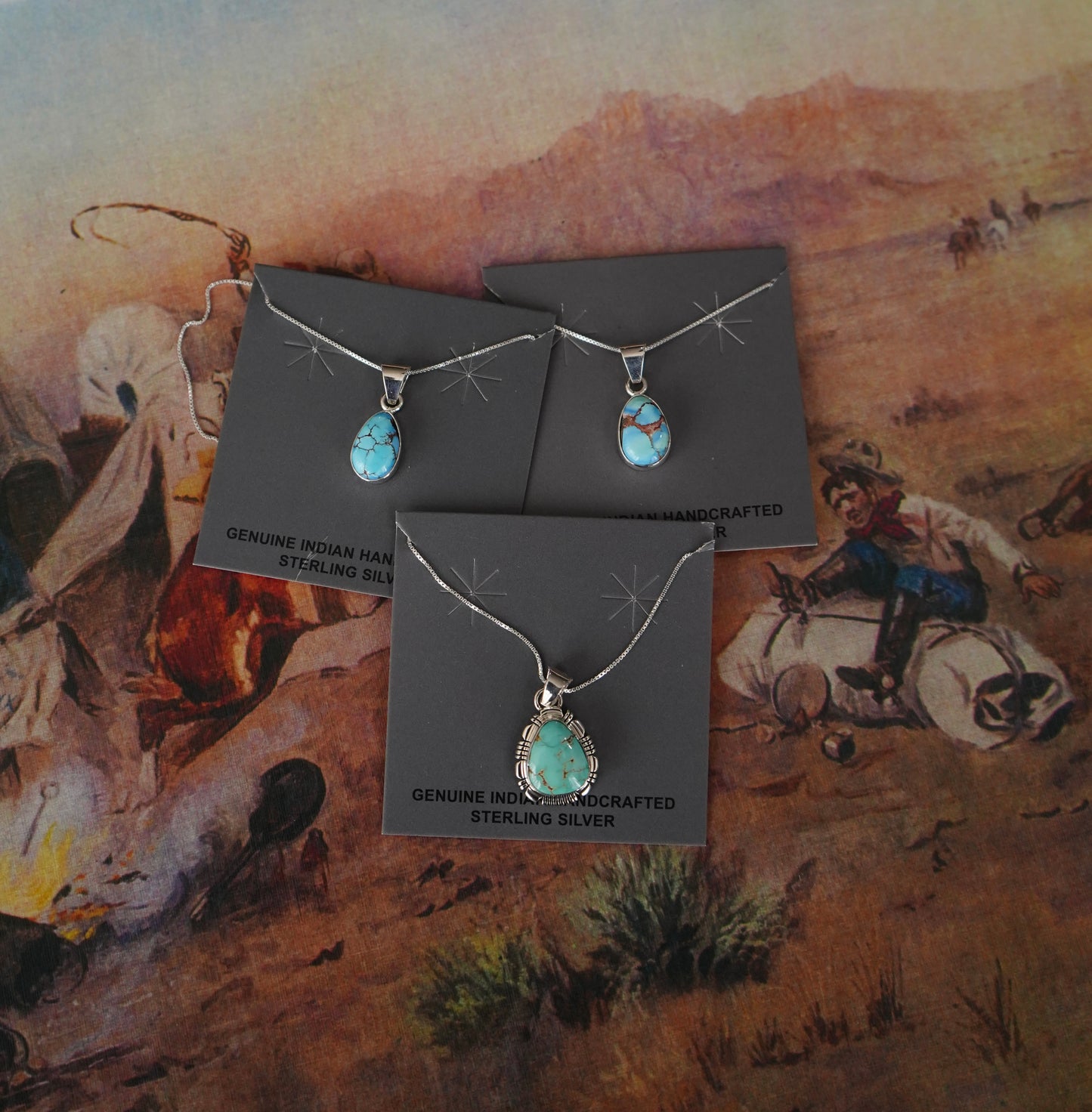 Turquoise Dainty Nugget Necklaces