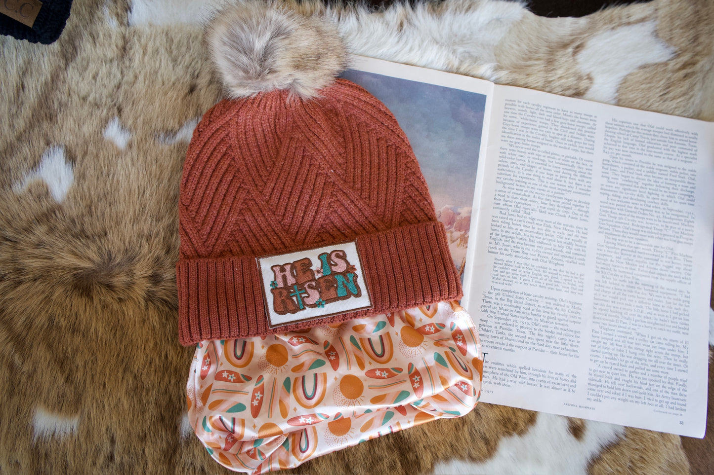 Powerful Patches on Satin Lined Beanies, Neckwarmers & Headbands