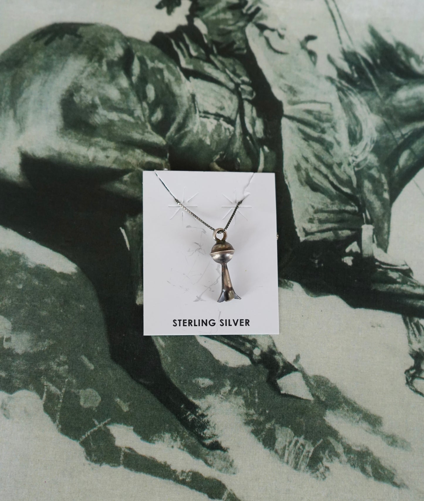 Sterling Silver Blossom Pendant