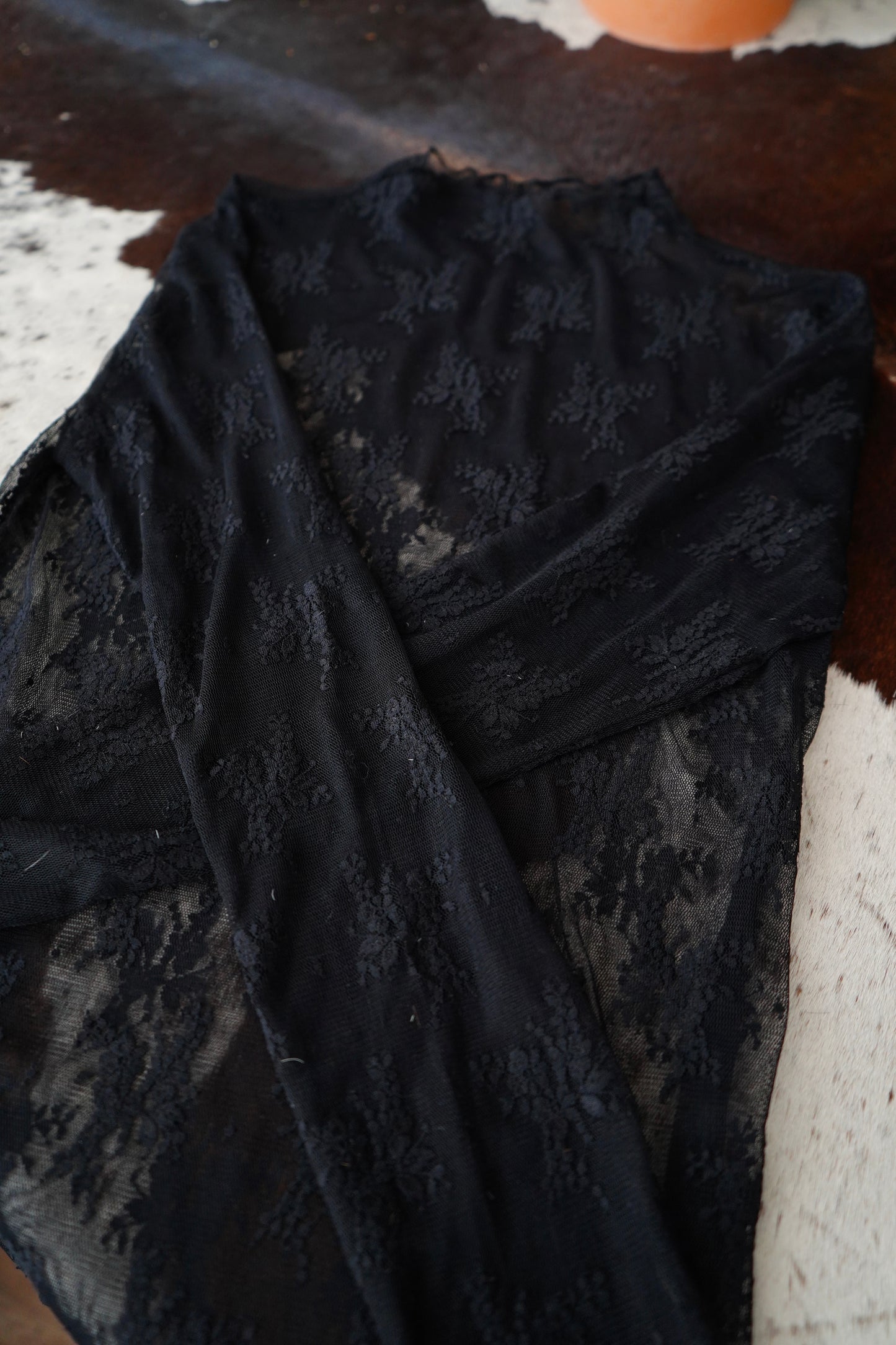 Black Lace Layering Undershirts