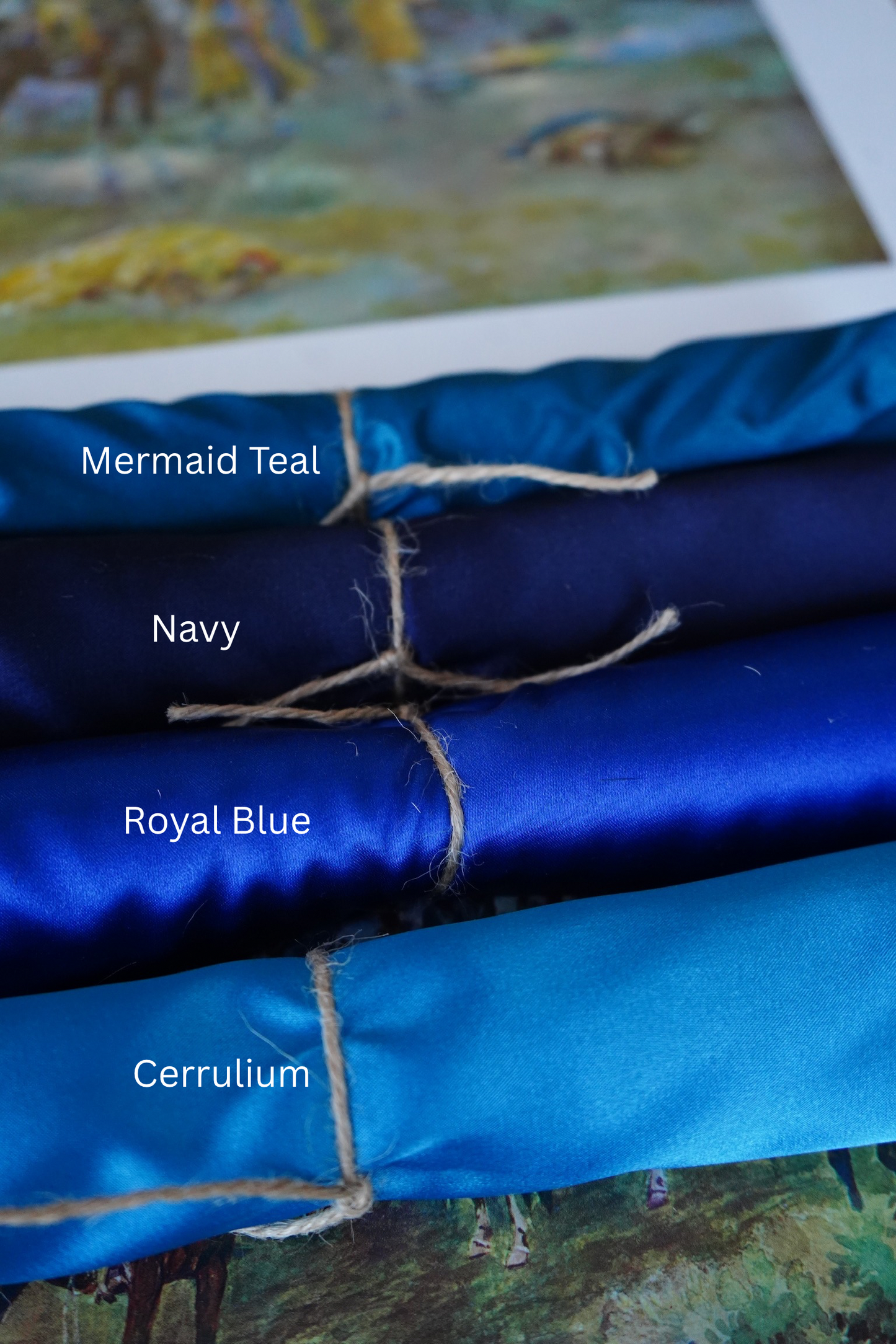 Blue Solid Wild Rags