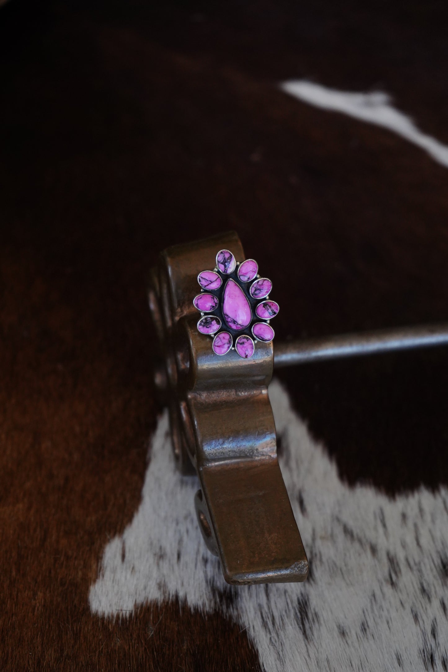 Cherry Blossom Dahlia Oval Cluster - Sz 10