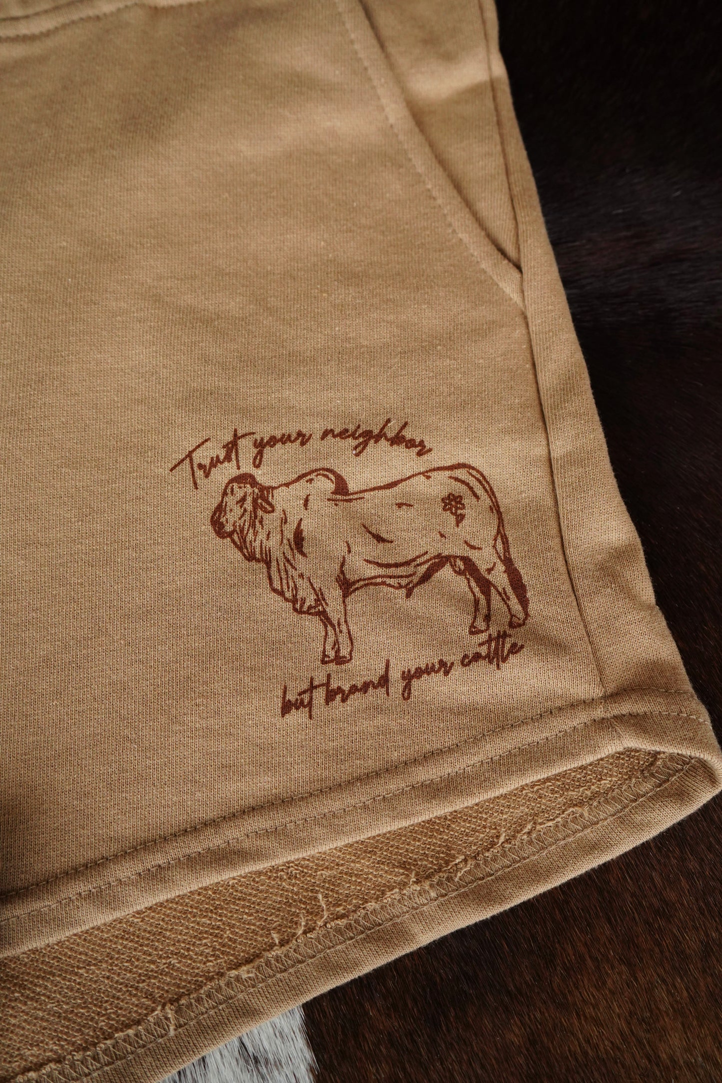 Brand Your Cattle Basic French Terry Shorts