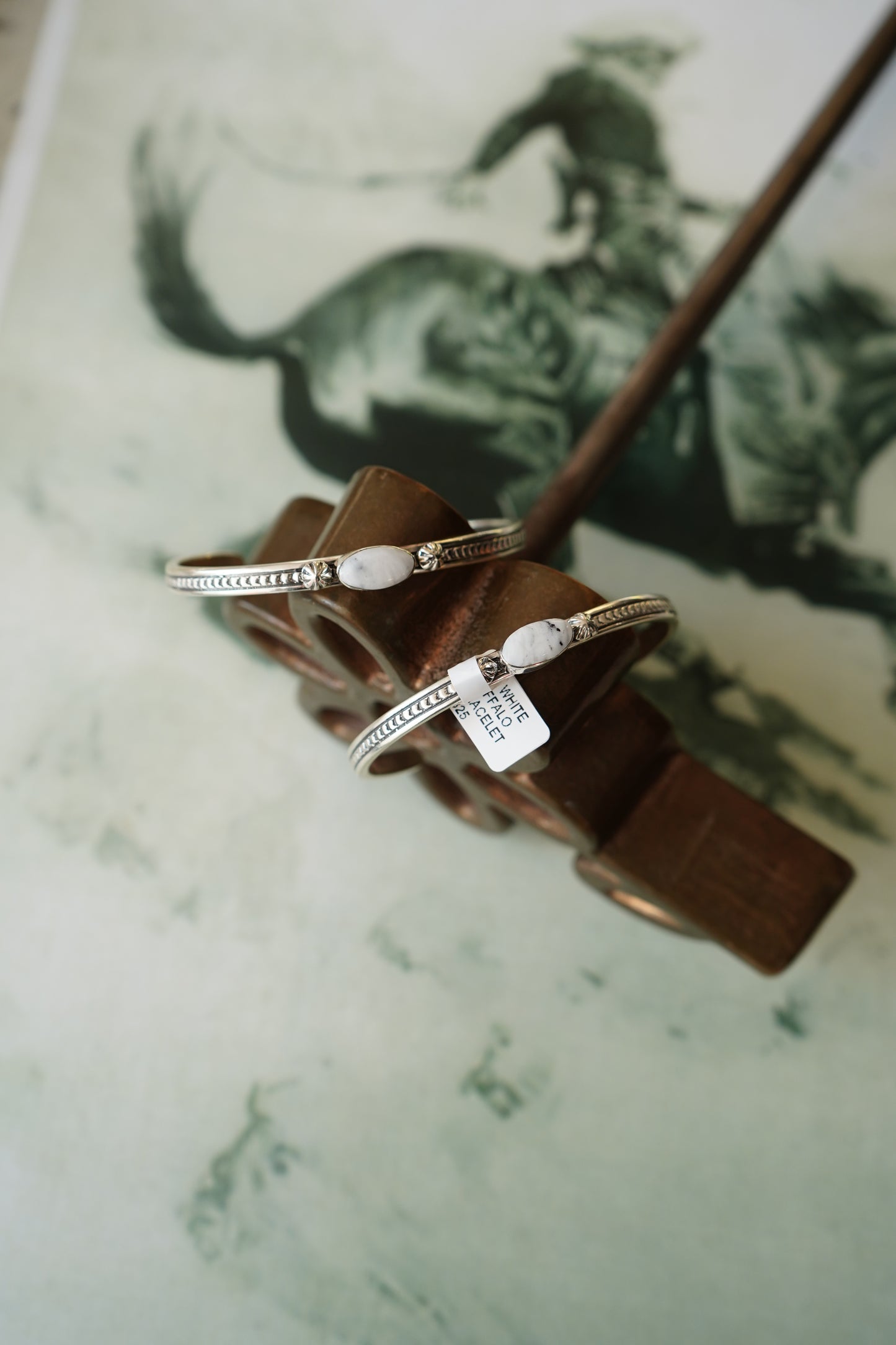 Jeremy Delgarito White Buffalo Cuffs